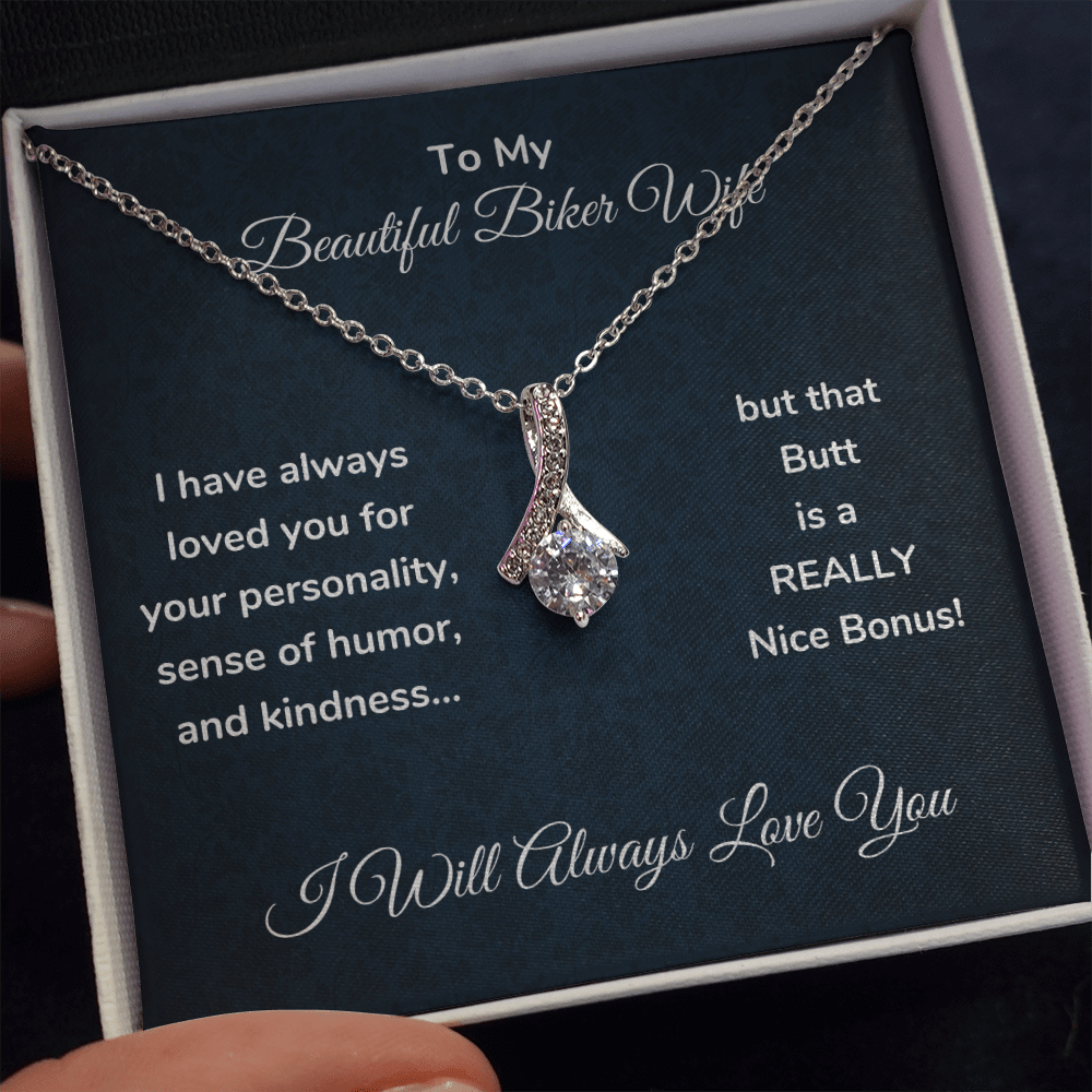 Beautiful Biker Wife Alluring Beauty Necklace