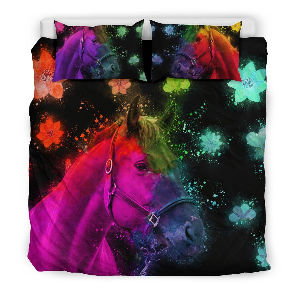 Beautiful Horse For Lovers Of Horses 3D Customized Duvet Cover Bedding Set