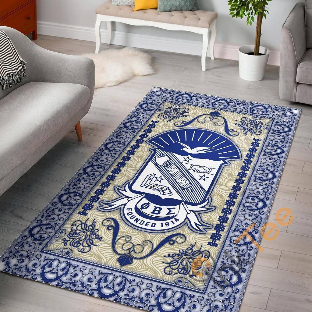 Beautiful Phi Beta Sigma Soft Livingroom Carpet Highlight For Home Rectangle Rug