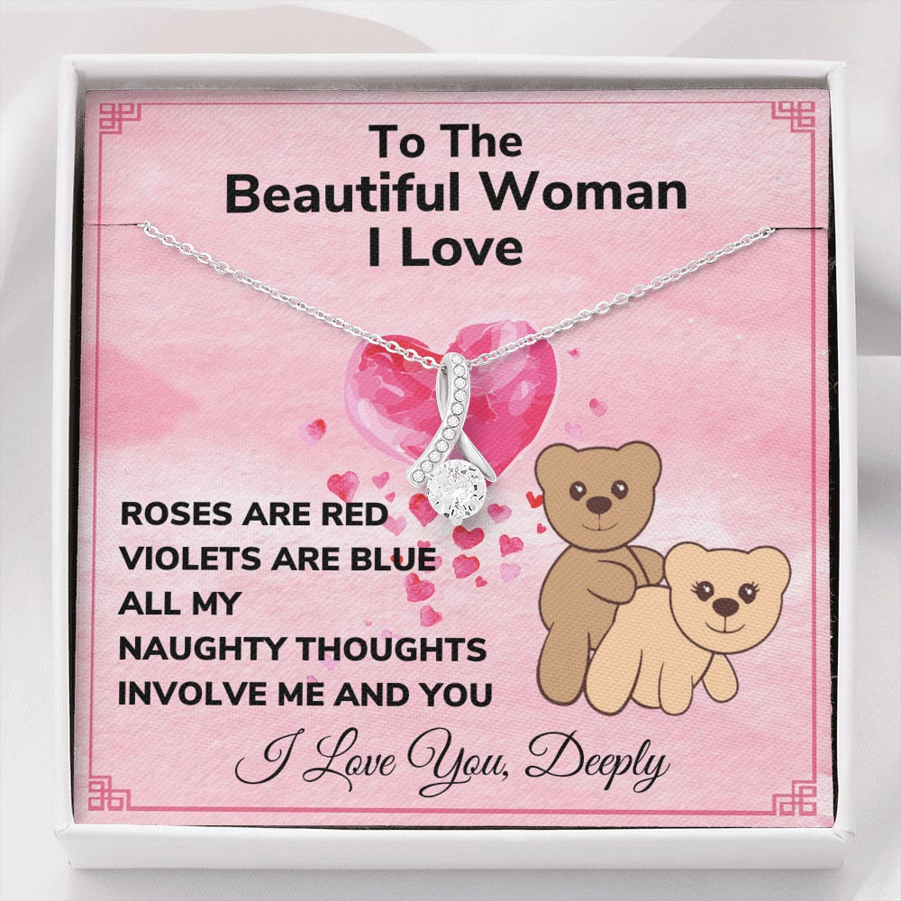 Beautiful Woman, Naughty Thoughts – Alluring Beauty Necklace
