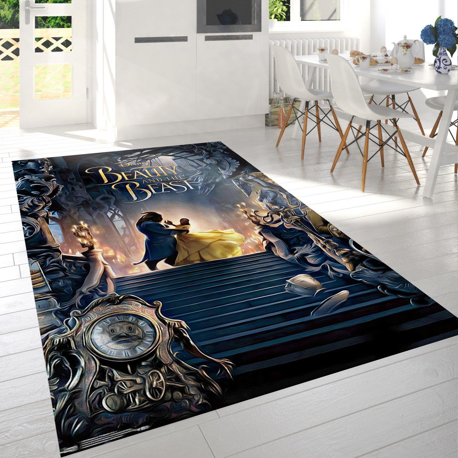 Beauty And The Beast Belle Rectangle Rug – Custom Size And Printing
