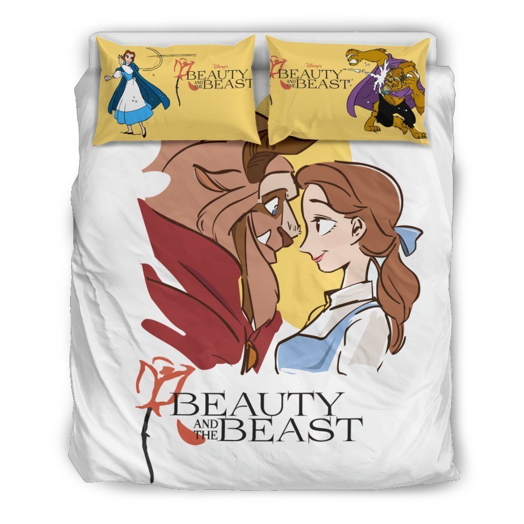 Beauty And The Beast Disney 1 Duvet Cover Bedding Set