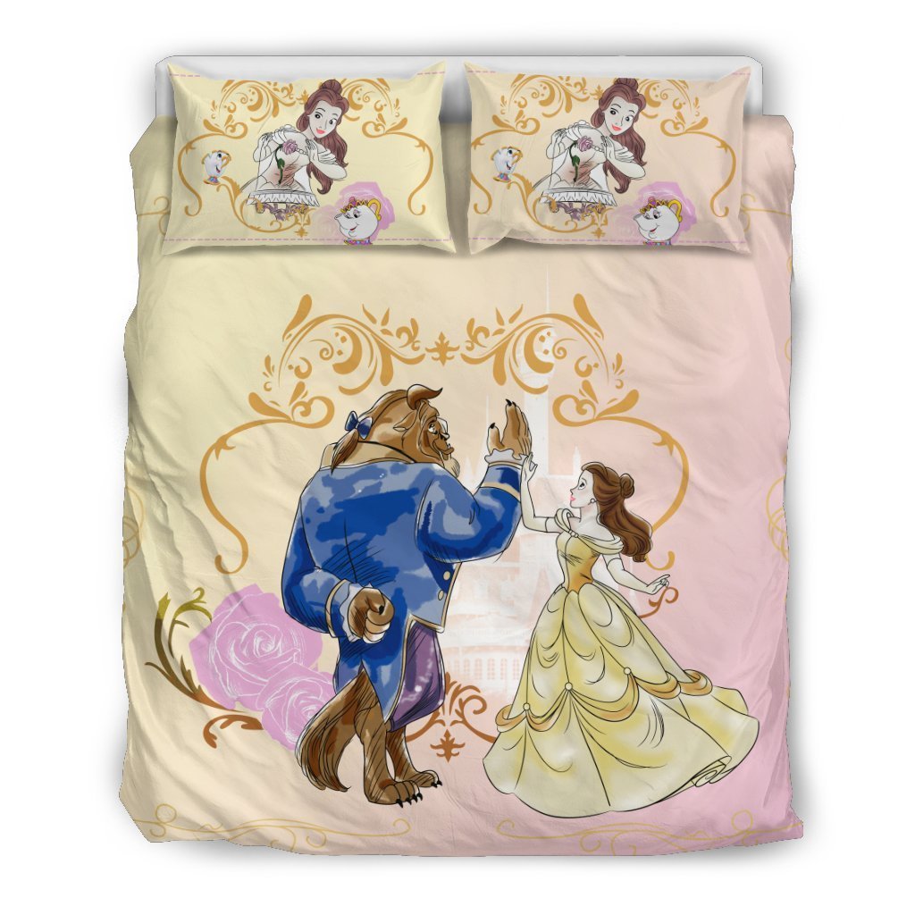 Beauty And The Beast Disney 2 Duvet Cover Bedding Set