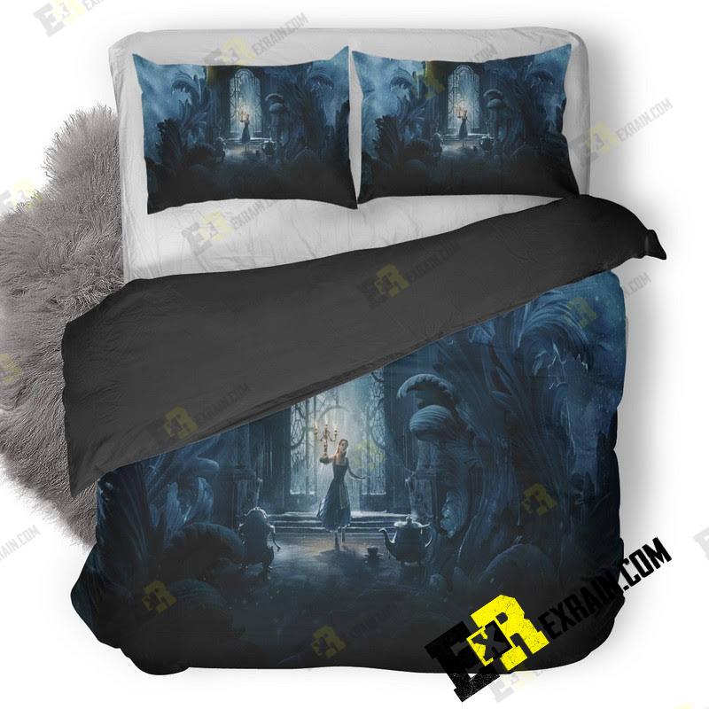 Beauty And The Beast Emma Watson 8K Po 3D Customized Duvet Cover Bedding Set