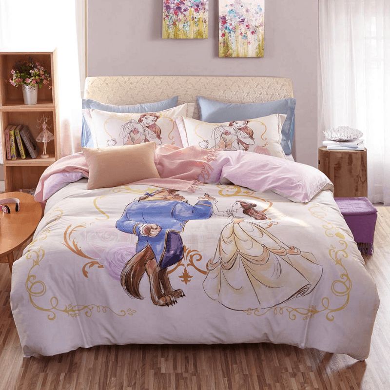 Beauty And The Beast Luxury Duvet Cover Bedding Set