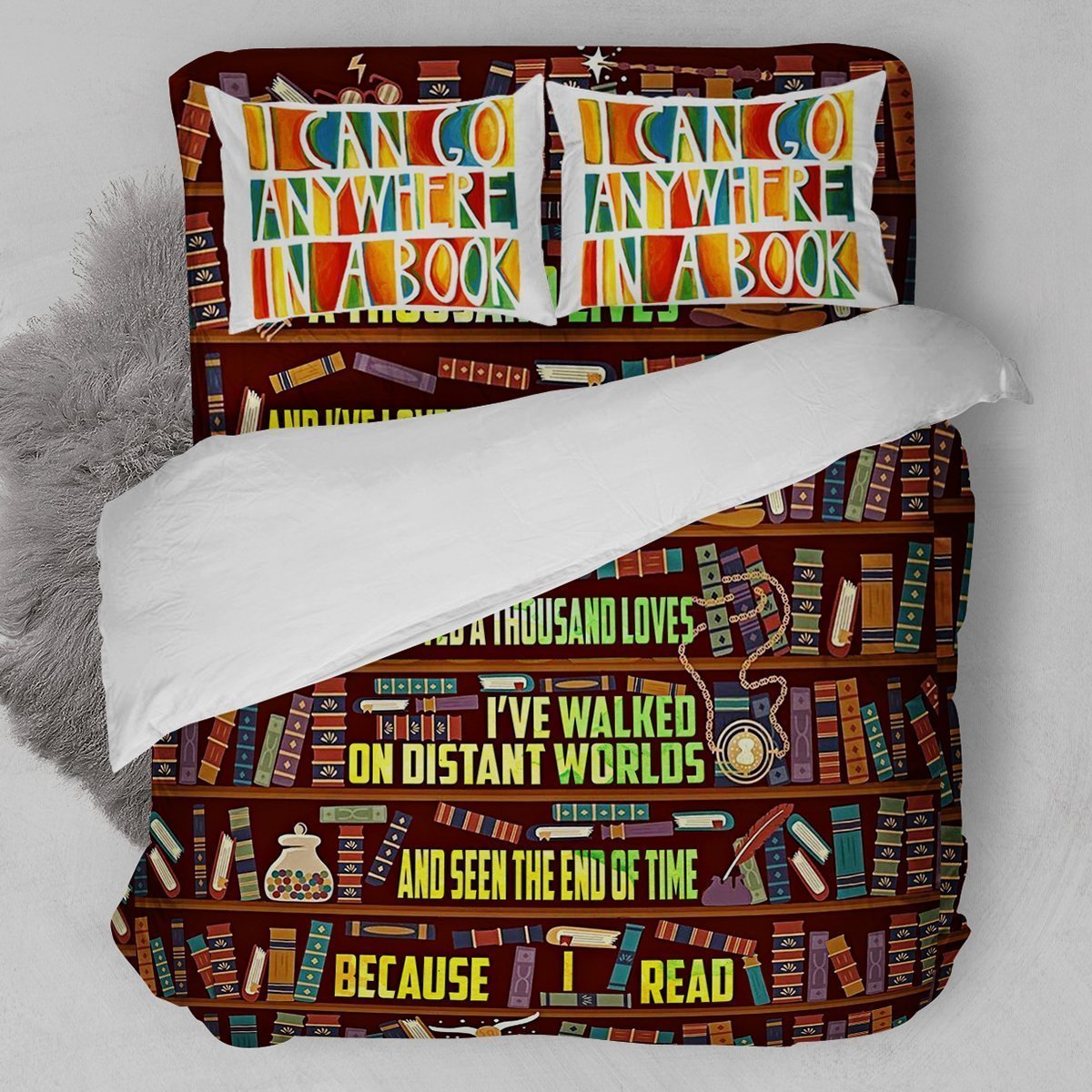 Because I Read Duvet Cover Bedding Set