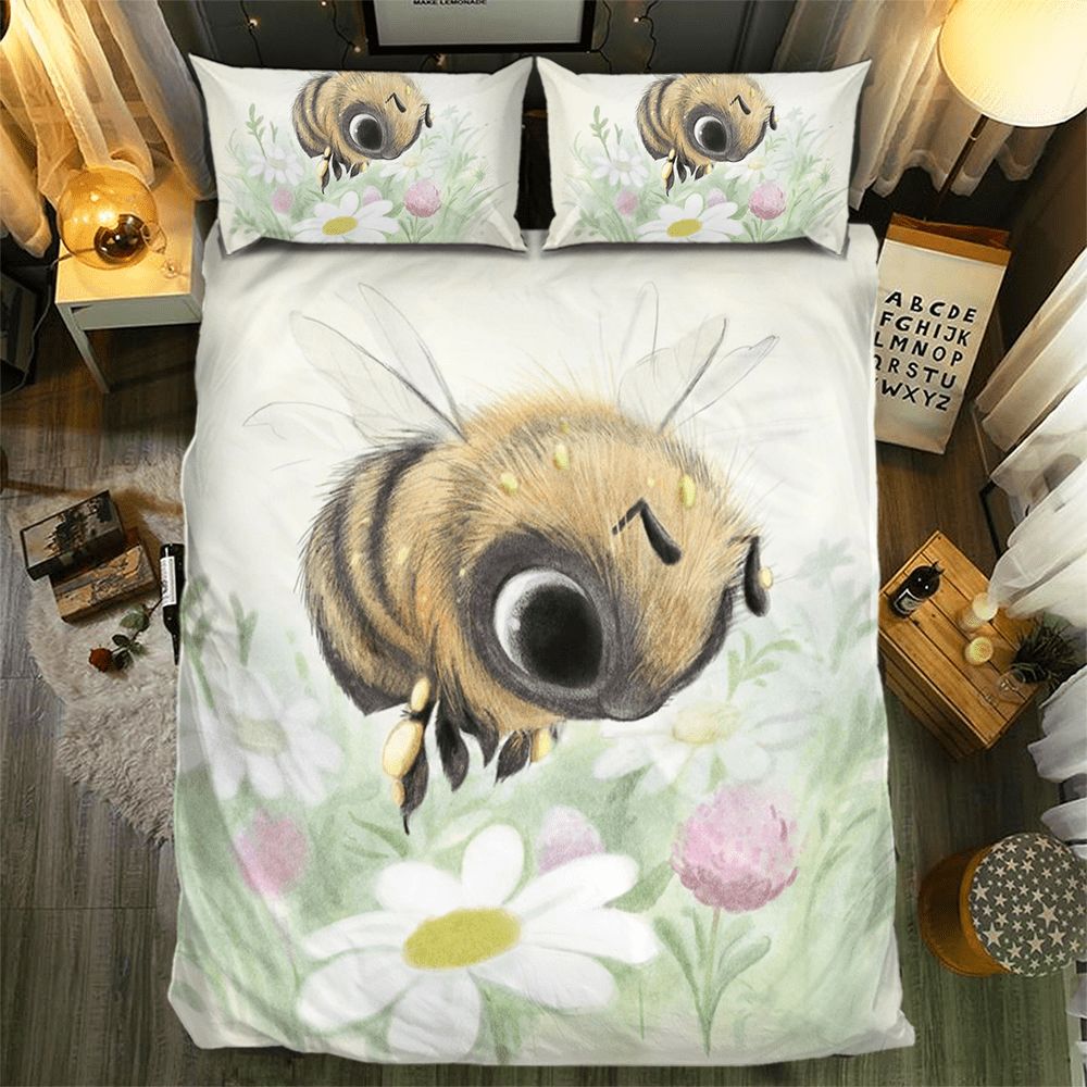 Bee Collection 3D Customized Duvet Cover Bedding Set
