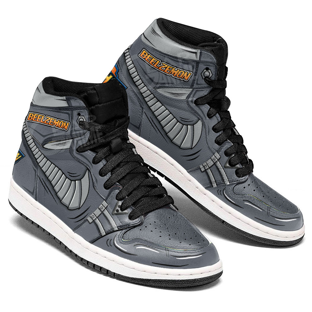 Beelzemon JD1s Sneakers Digimon Anime Shoes For Fans, Air Jordan Hightop