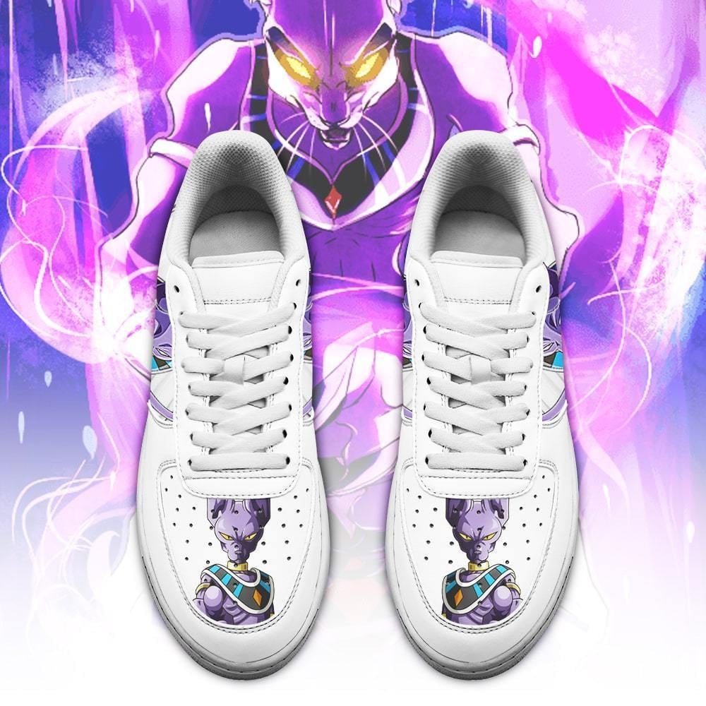 Beerus Air Sneakers Custom Anime Dragon Ball Shoes Simple Style