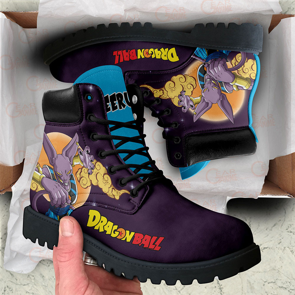 Beerus Boots Dragon Ball Custom Anime Shoes For Otaku