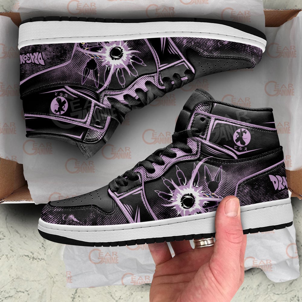 Beerus JD1s Sneakers Silhouette Dragon Ball Anime Shoes, Air Jordan Hightop