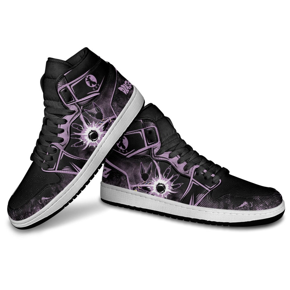 Beerus JD1s Sneakers Silhouette Dragon Ball Anime Shoes, Air Jordan Hightop