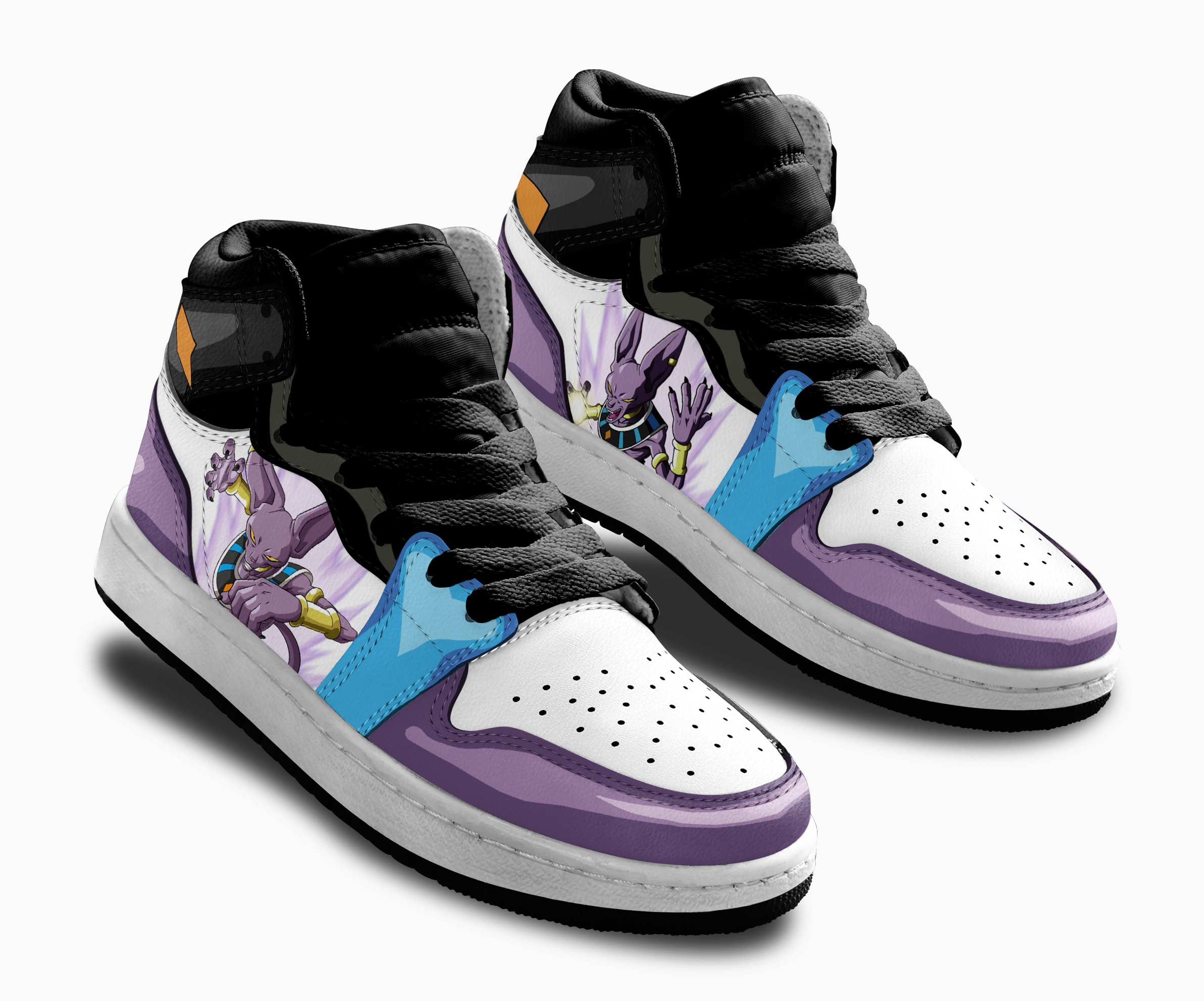 Beerus Kids Sneakers Custom Dragon Ball Anime Shoes For Kids