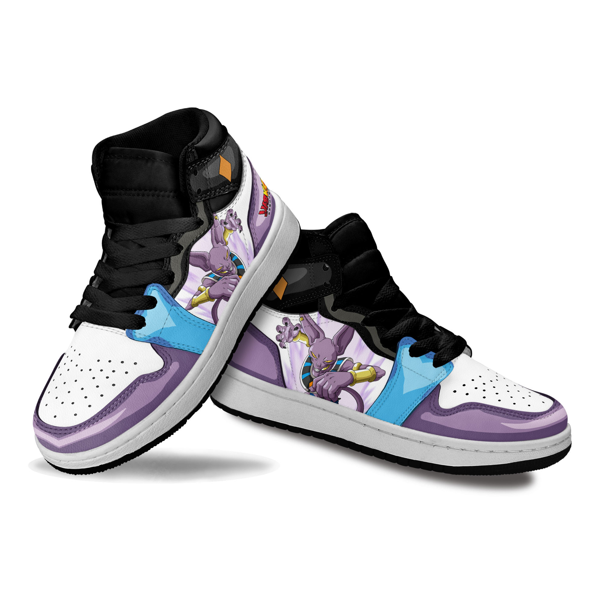 Beerus Kids Sneakers Custom Dragon Ball Anime Shoes For Kids