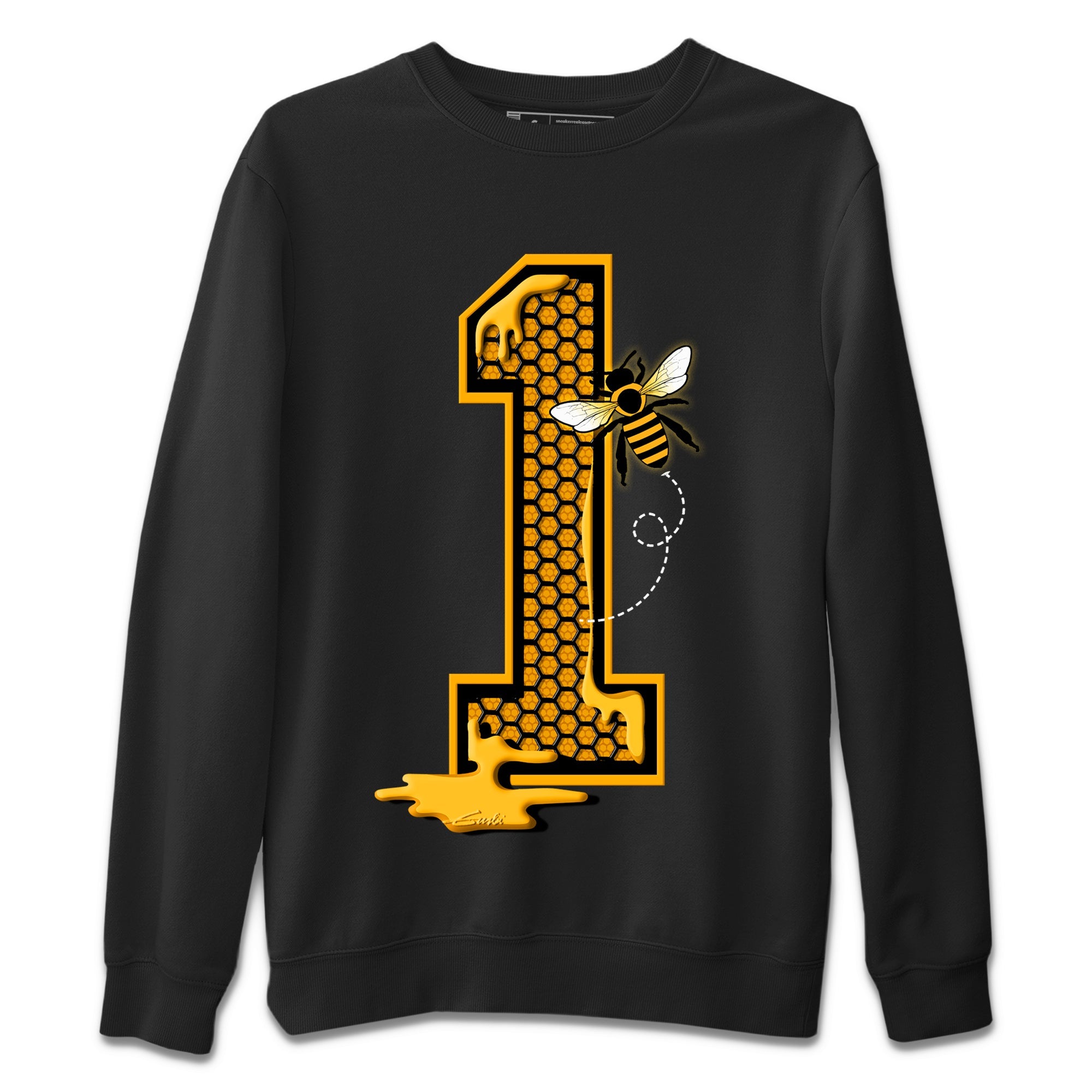 Bees Number 1 Unisex Sweater – Air Jordan 1 Taxi, Sneakers Matching Sweater