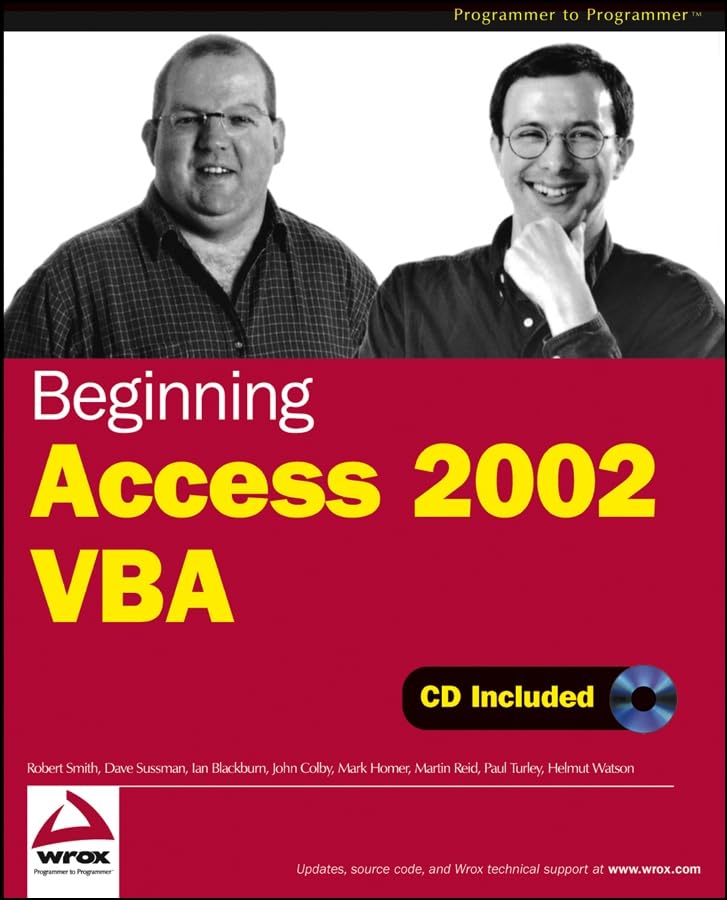 Beginning Access 2002 VBA (PDF/EPUB Version)