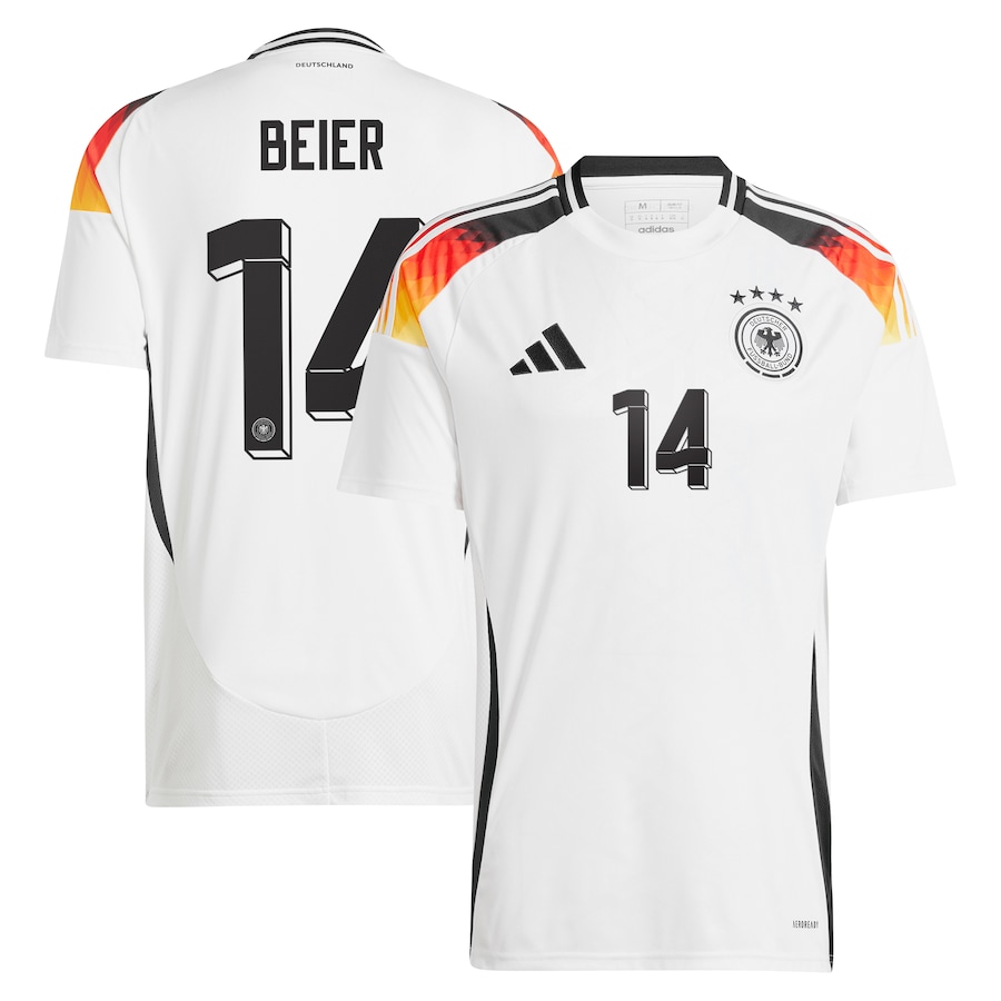 Beier Men's Germany 2024 Stadium Home Soccer Jersey