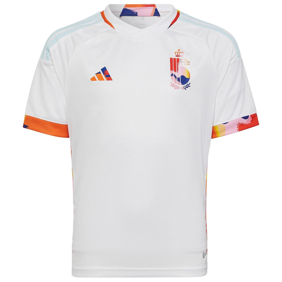 Belgium National Team 2022-23 Qatar World Cup Away Soccer Jersey – White