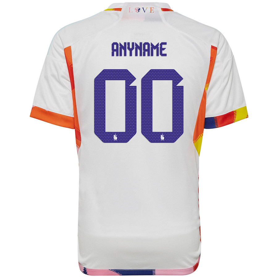 Belgium National Team 2022-23 Qatar World Cup Custom 00 Away Soccer Jersey –