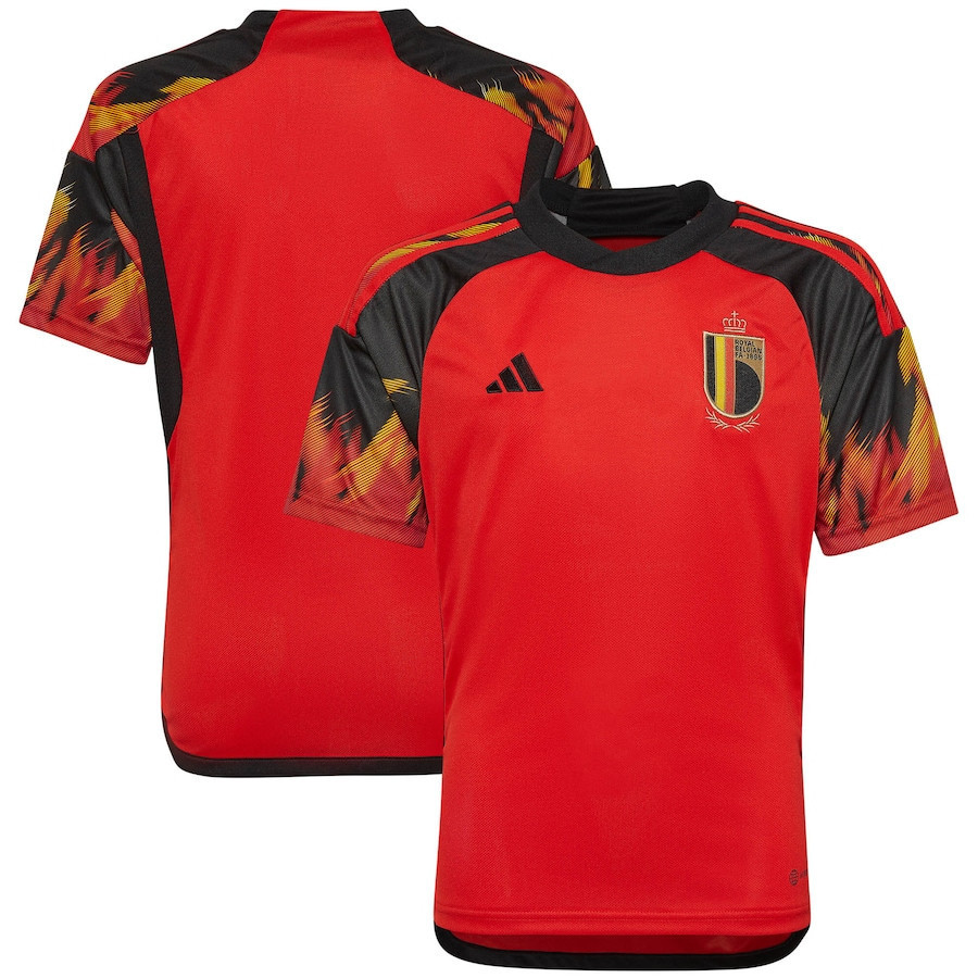 Belgium National Team 2022-23 Qatar World Cup Home Soccer Jersey – Red