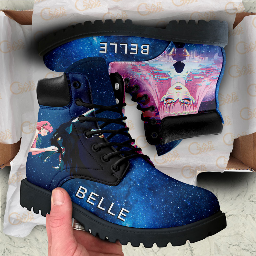 Belle Boots Anime Custom Shoes