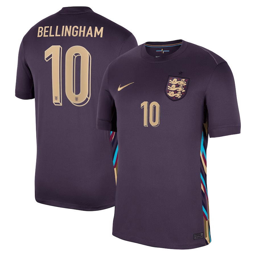 Bellingham Men's England 2024 Stadium Away Soccer Jersey