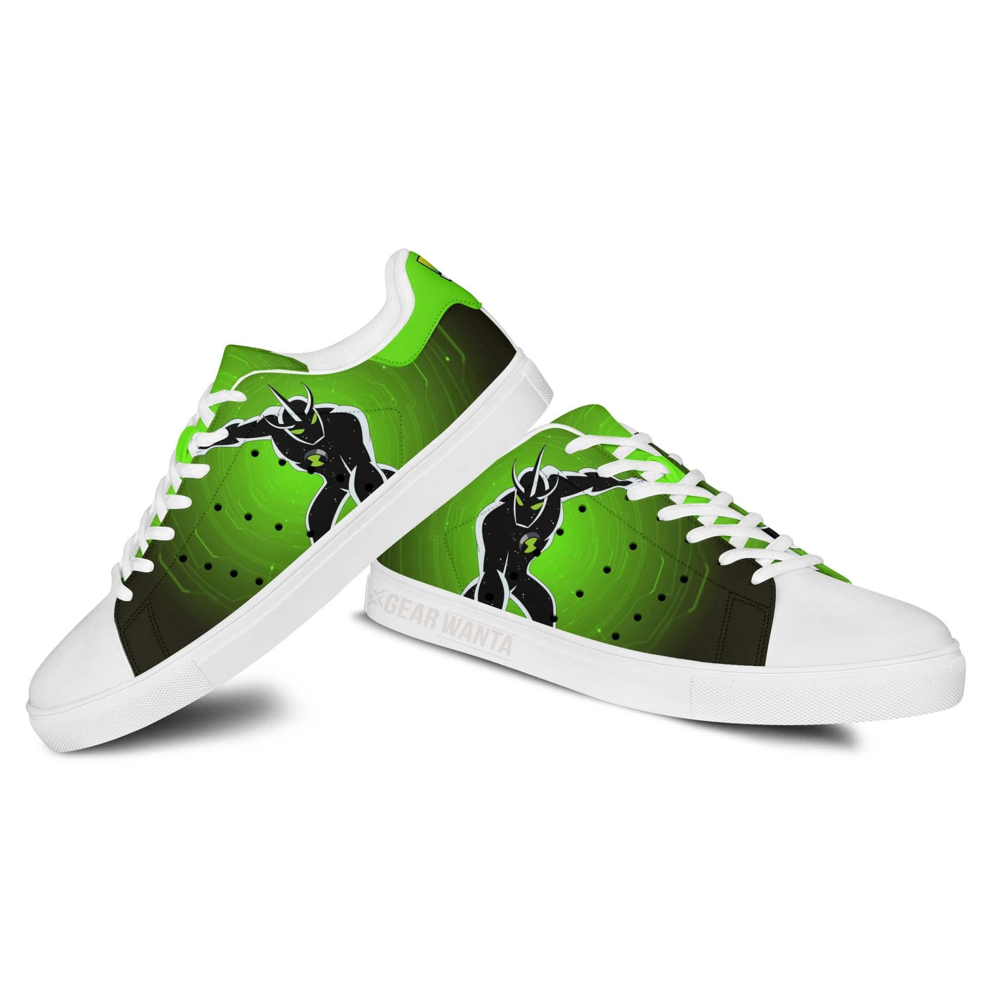Ben 10 Alien X Skate Shoes Custom
