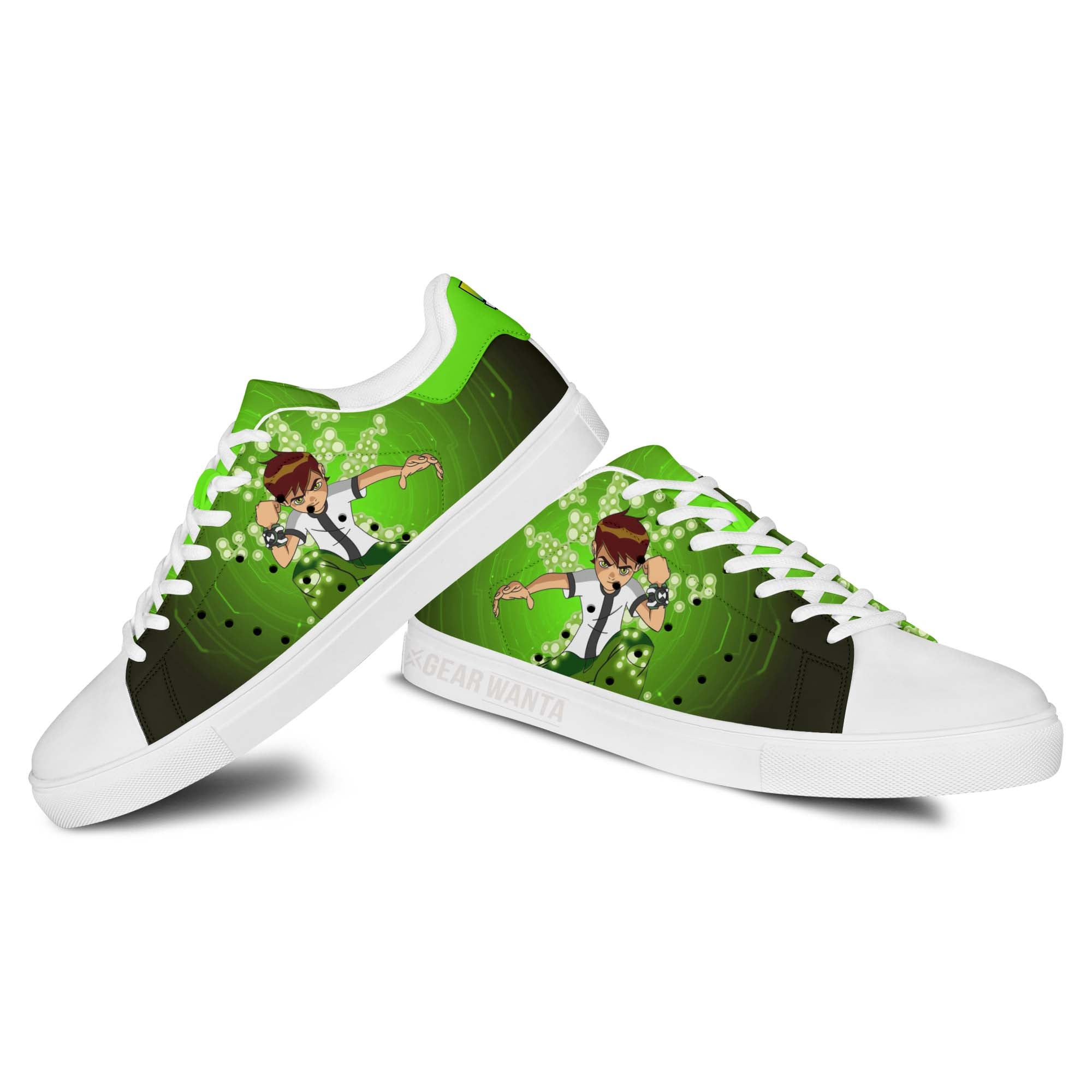 Ben 10 Ben Tennyson Skate Shoes Custom