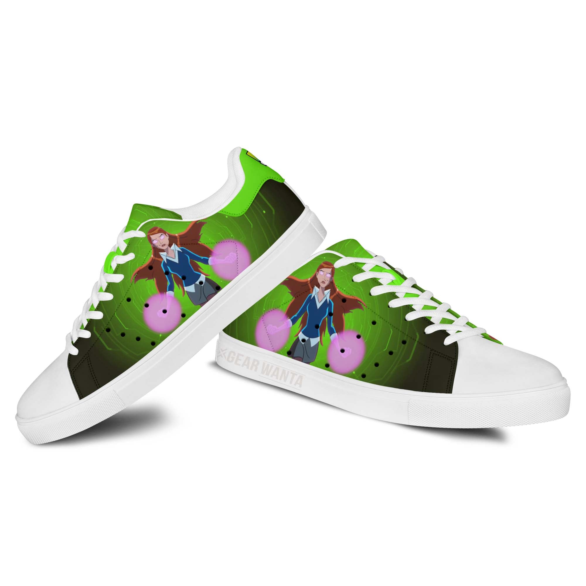Ben 10 Gwen Tennyson Skate Shoes Custom