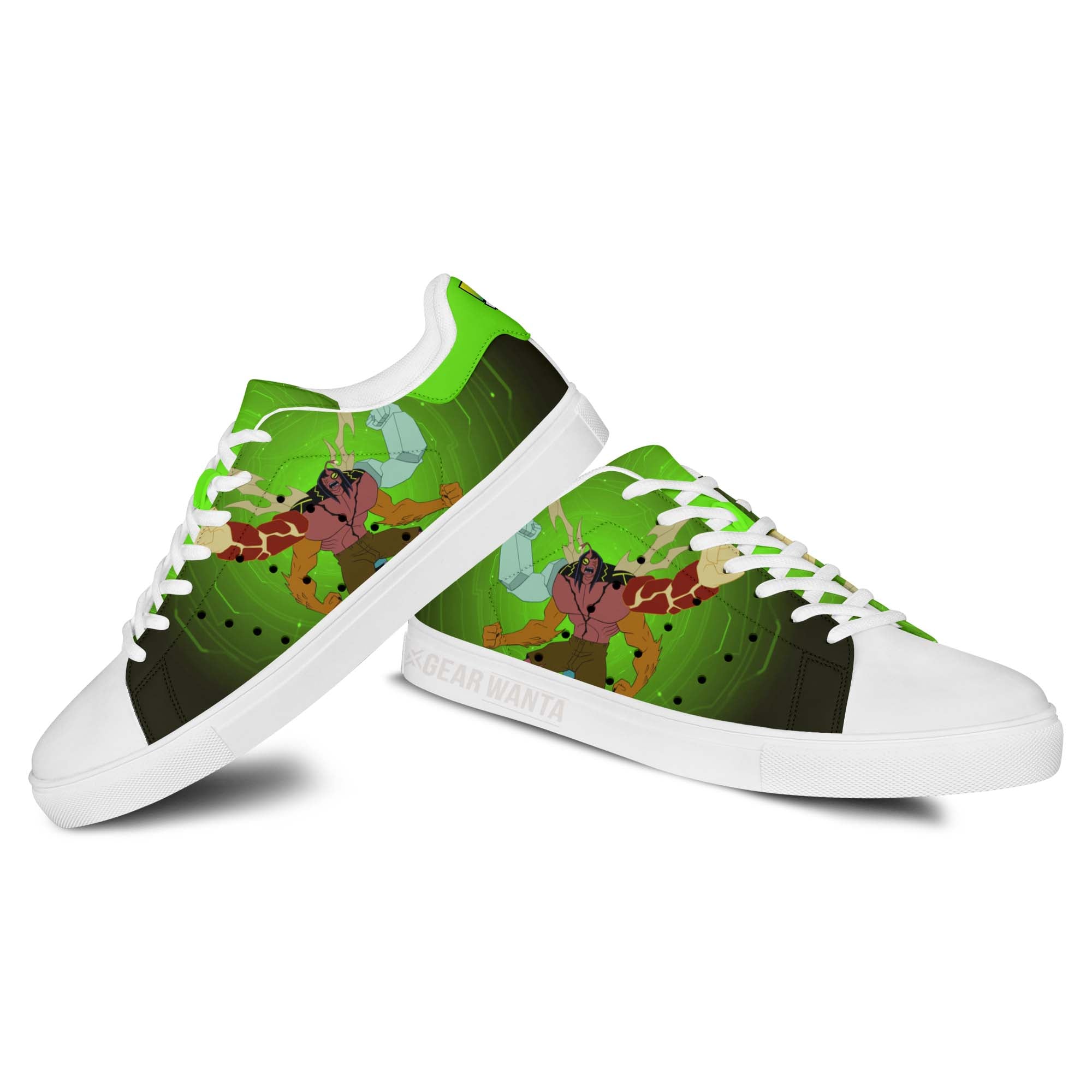 Ben 10 Kelvin Levin Skate Shoes Custom