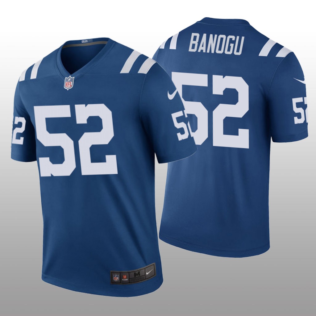 Ben Banogu Indianapolis Colts Royal NFL Draft Color Rush Legend Jersey