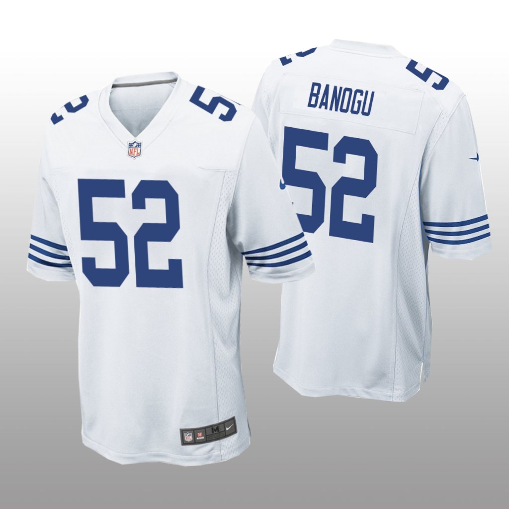 Ben Banogu Indianapolis Colts White NFL Draft Game Jersey