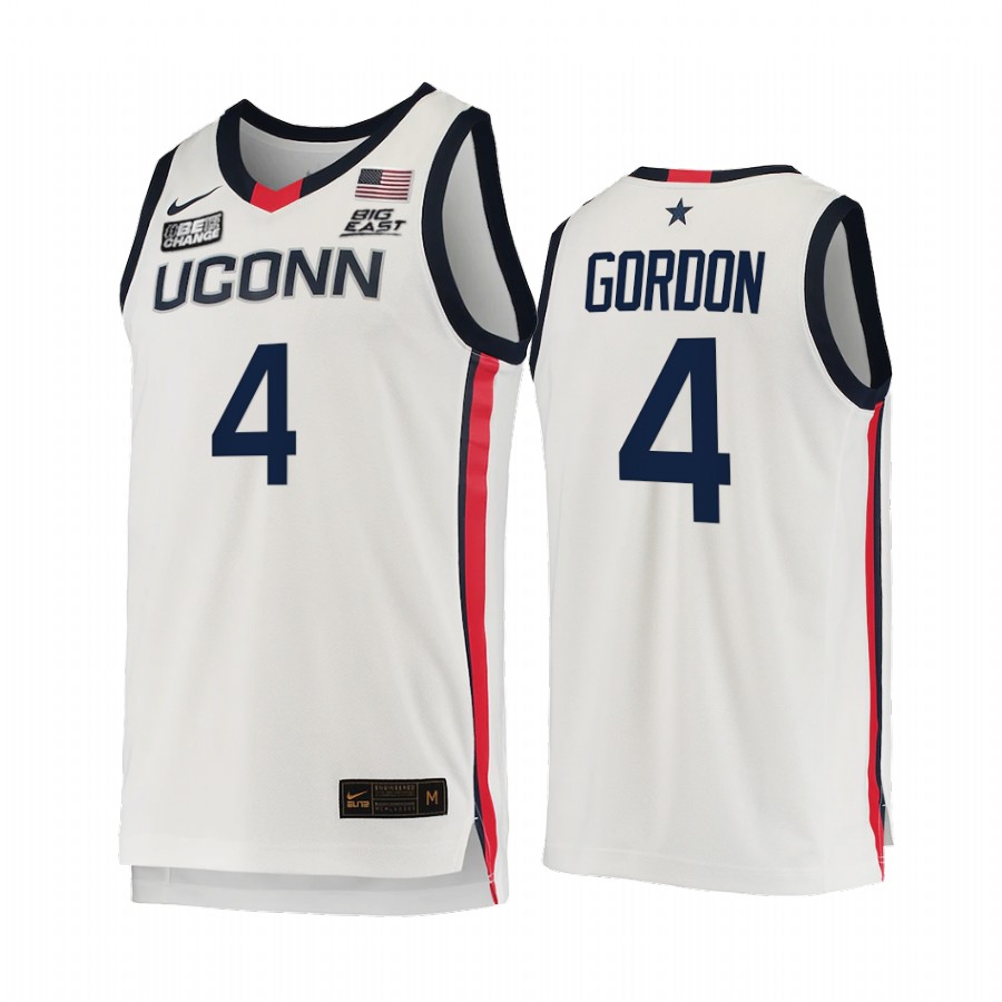 Ben Gordon UConn Huskies White Jersey College Alumni