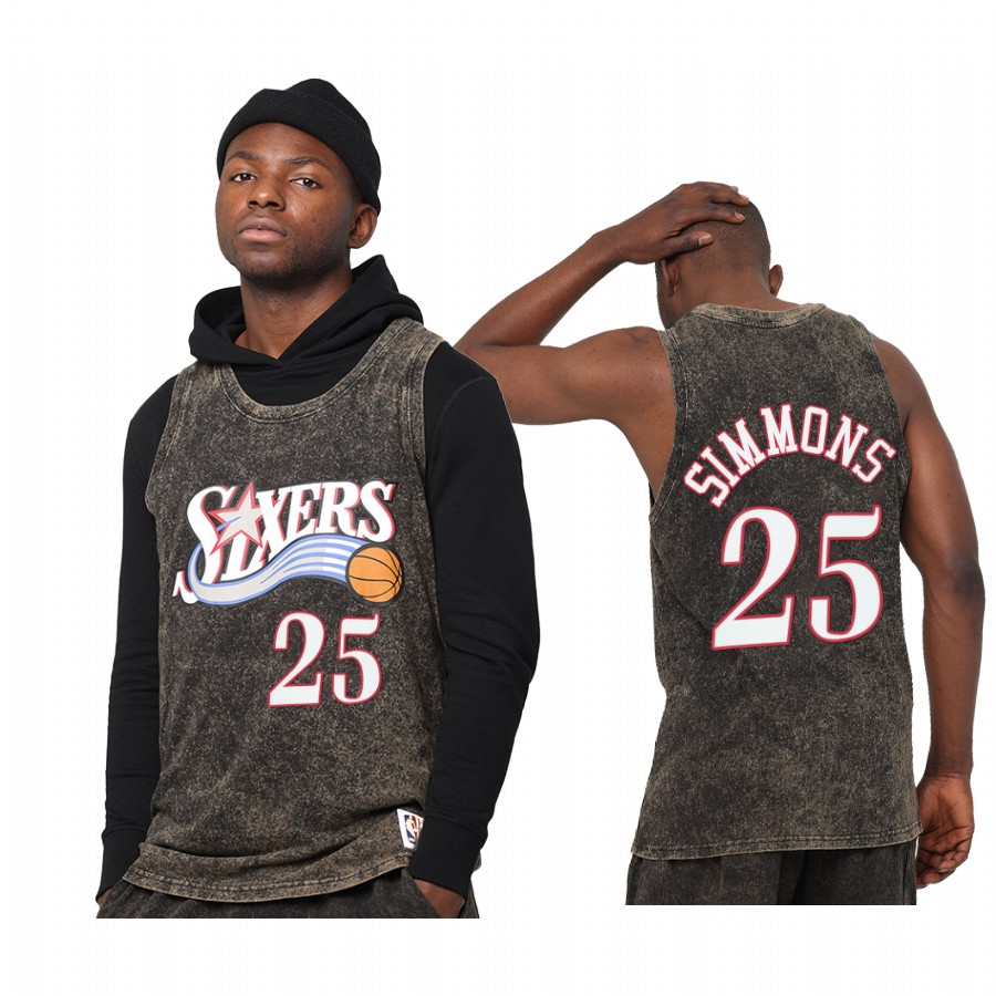 Ben Simmons #25 Philadelphia 76ers Quintessential Jersey Black