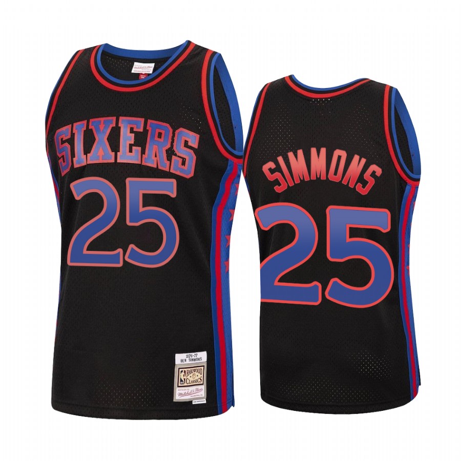 Ben Simmons #25 Philadelphia 76ers Reload Jersey Black