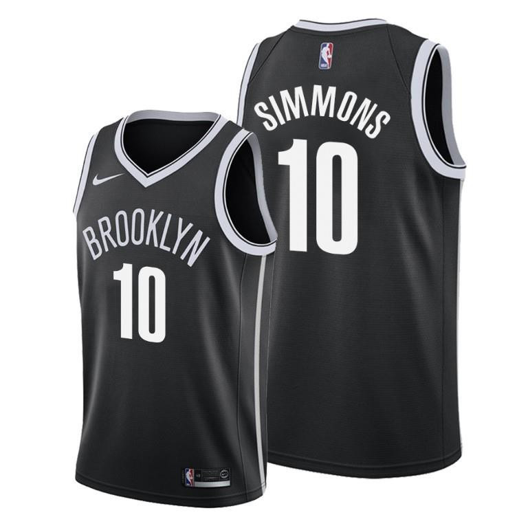 Ben Simmons 10 Brooklyn Nets Icon Edition Black Stitched Jersey 2022 Trade – Men Stitched Jersey