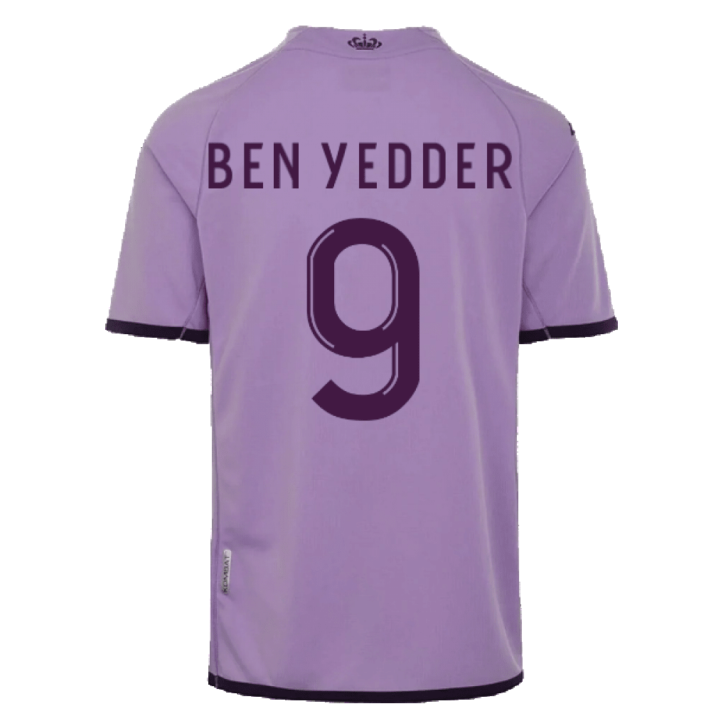 Ben Yedder 9 AS Monaco 2022/23 Third Player Soccer Jersey – Purple