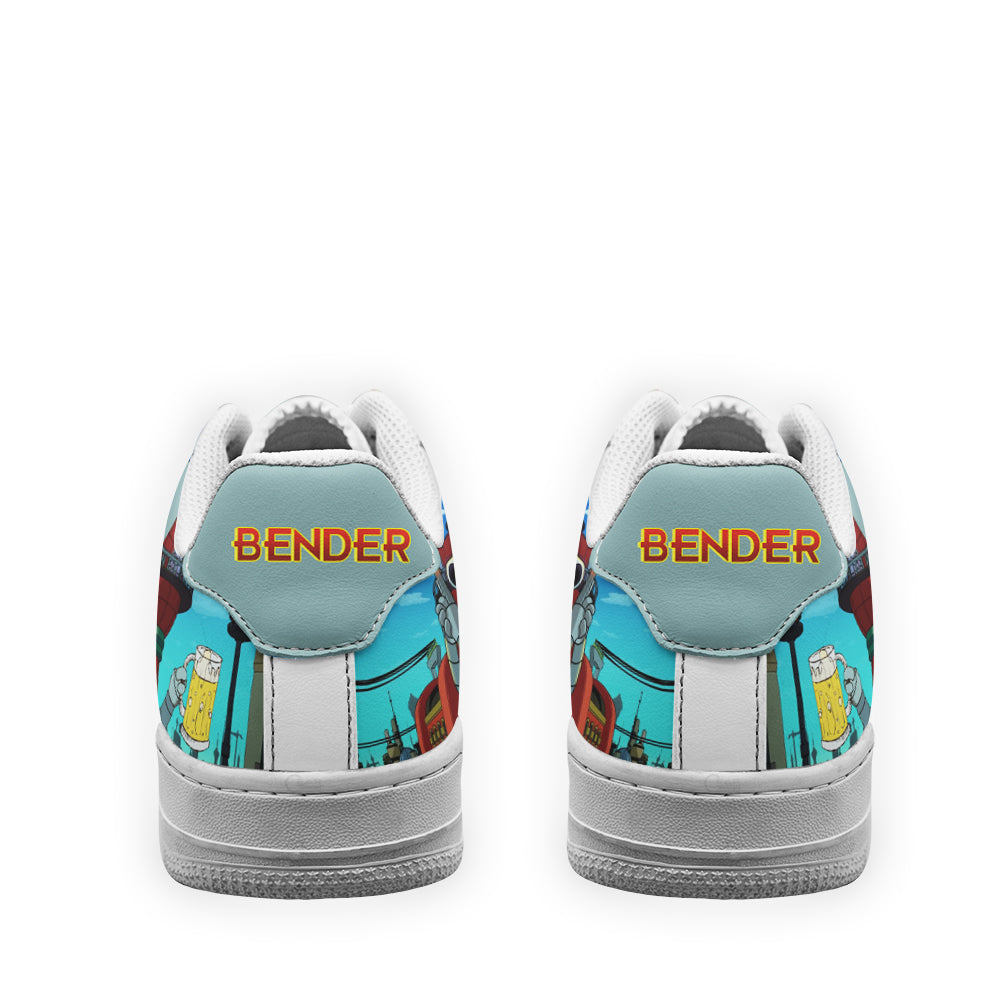 Bender Futurama Custom Air Sneakers