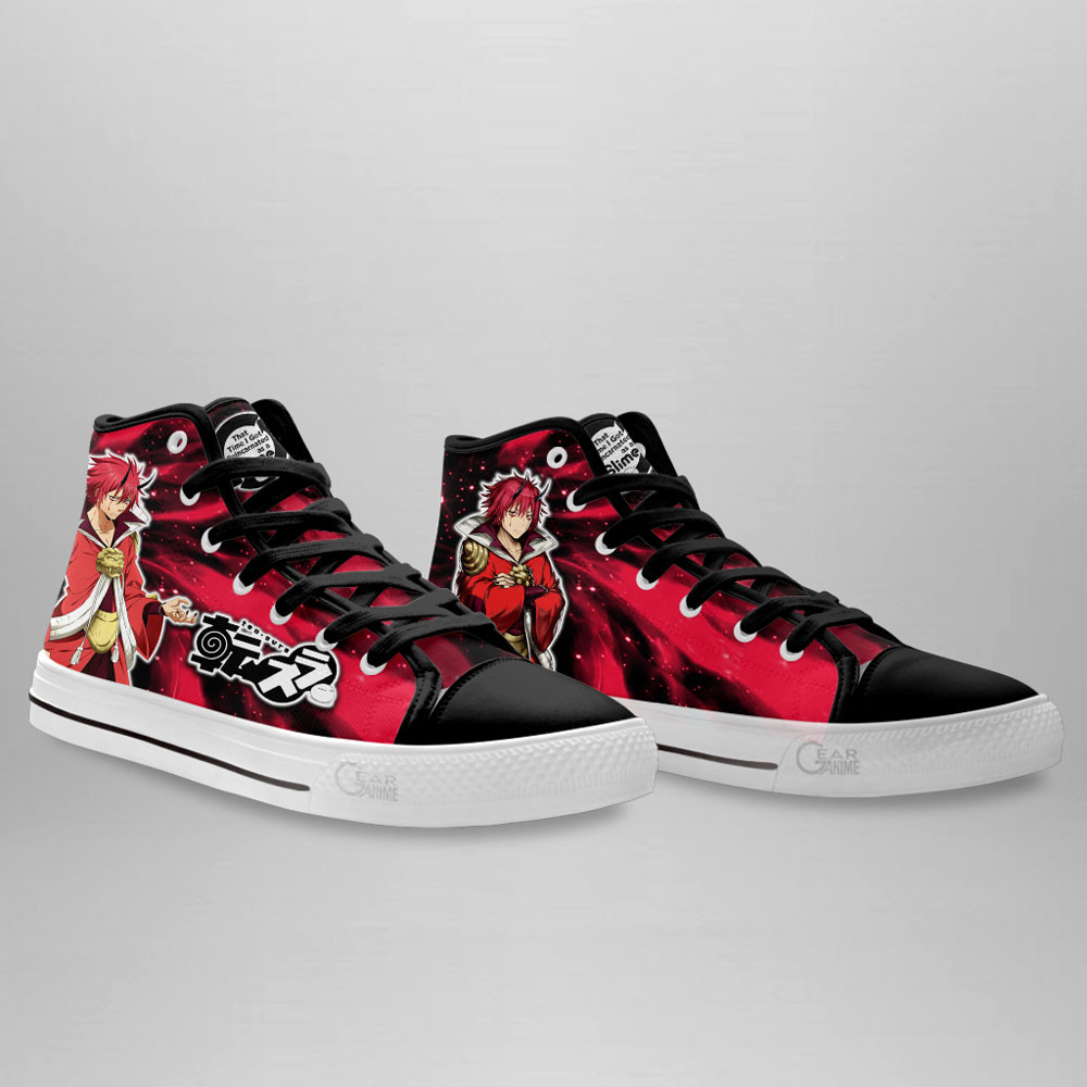 Benimaru High Top Shoes Custom Reincarnated as a Slime Anime Sneakers