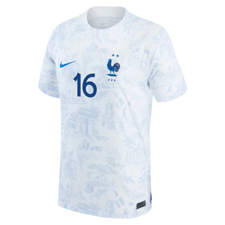 Benoît Costil 16 France National Team 2022-23 Qatar World Cup – Away  Soccer Jersey