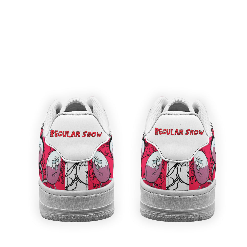 Benson Dunwoody Regular Show Air Sneakers Custom Cartoon Shoes