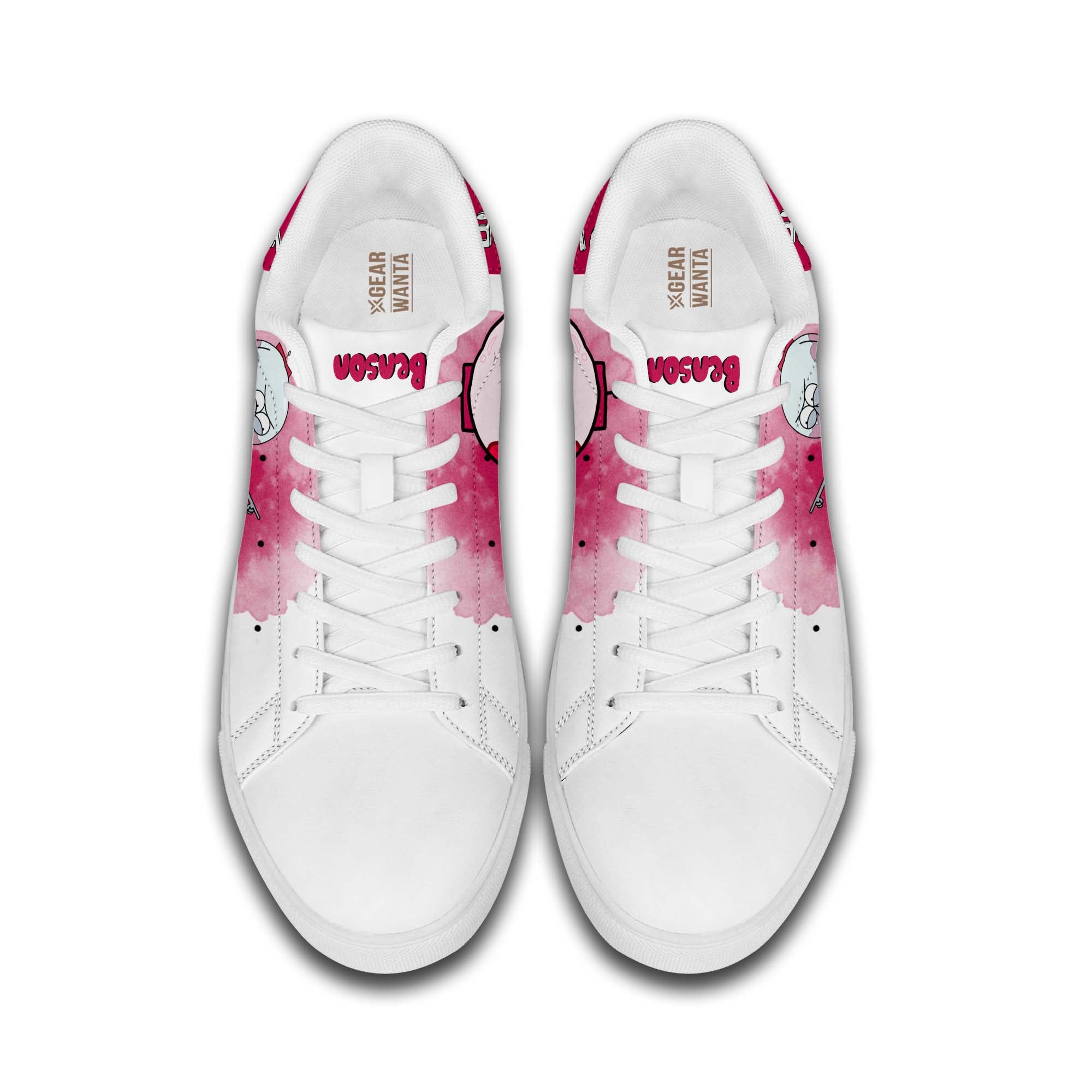 Benson Dunwoody Regular Show Skate Shoes Custom Color Cartoon Sneakers