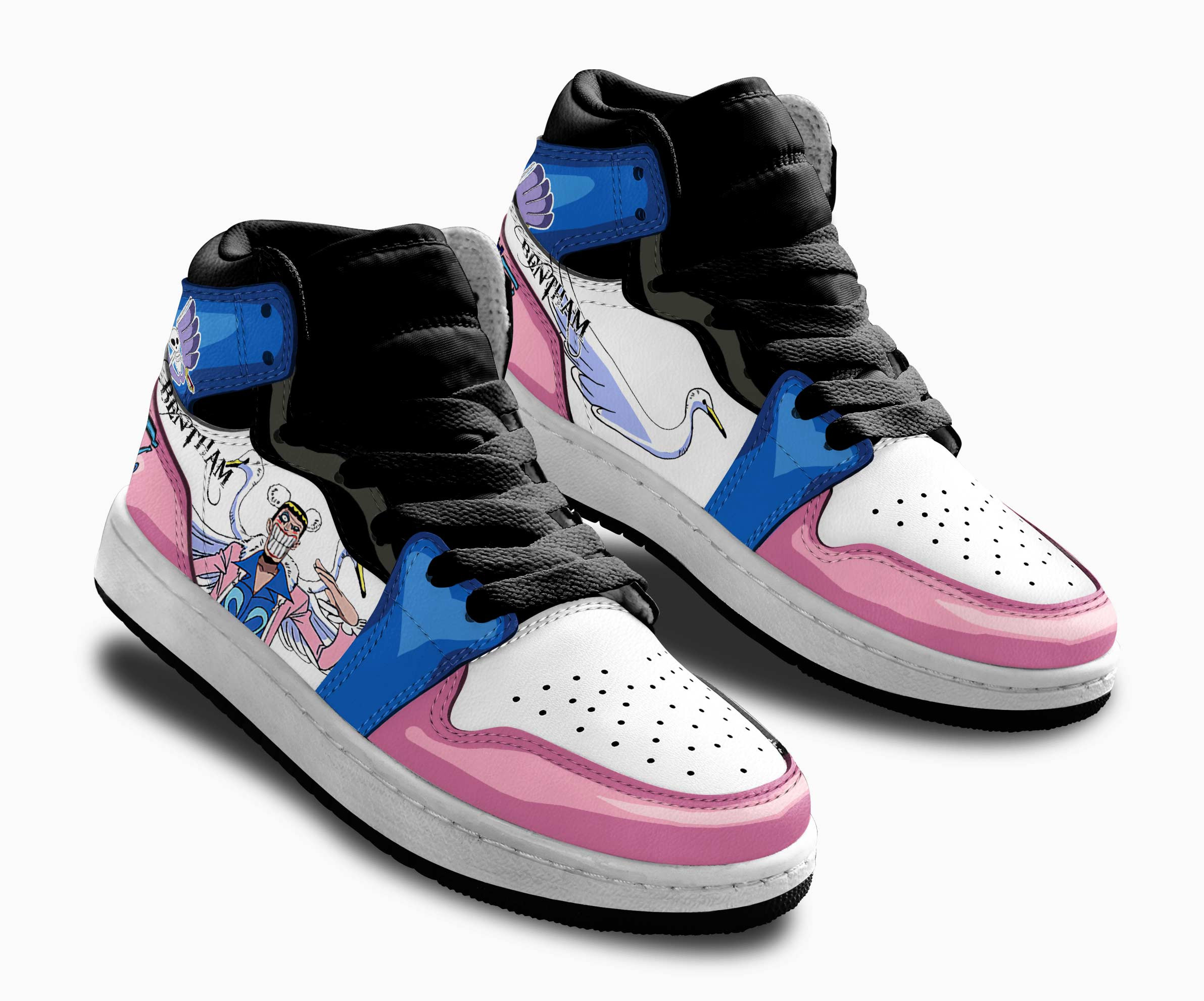 Bentham Kids Sneakers Custom One Piece Anime Shoes For Kids