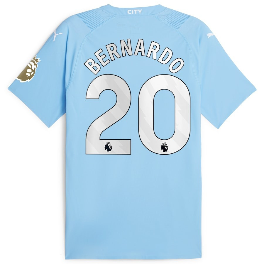 Bernardo Silva 20 Manchester City 2022/23 English Premier League Champions Soccer Jersey – Sky Blue
