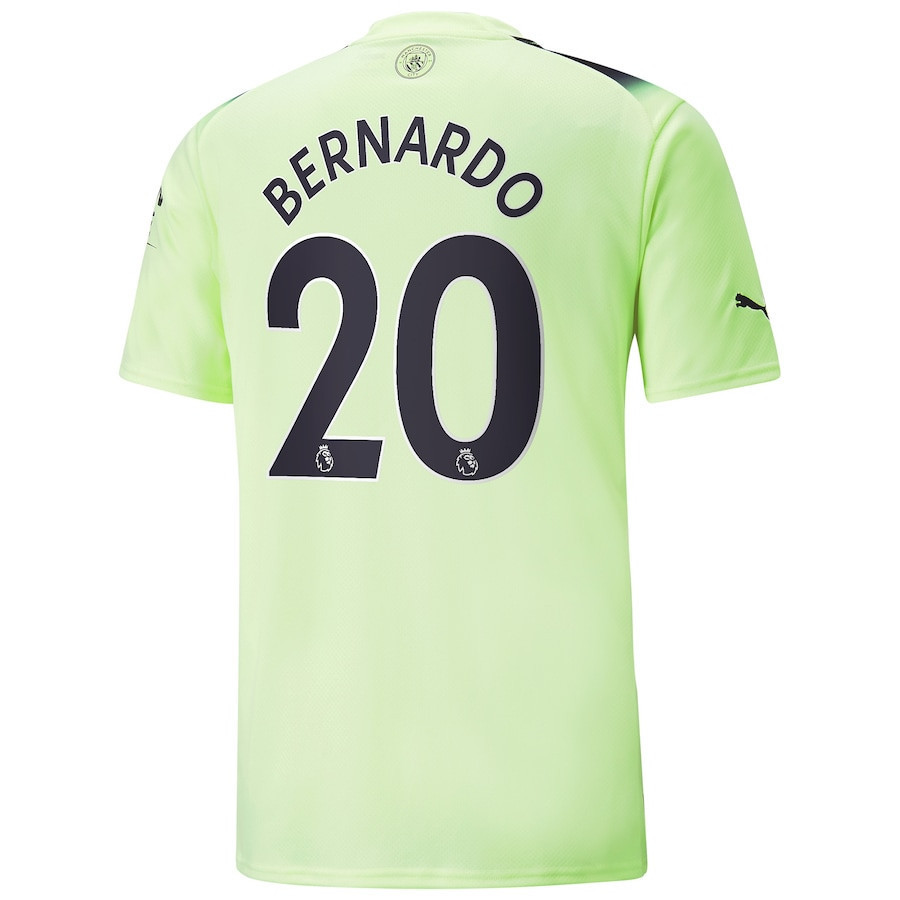 Bernardo Silva 20 Manchester City 2022/23 Third Men Soccer Jersey – Black