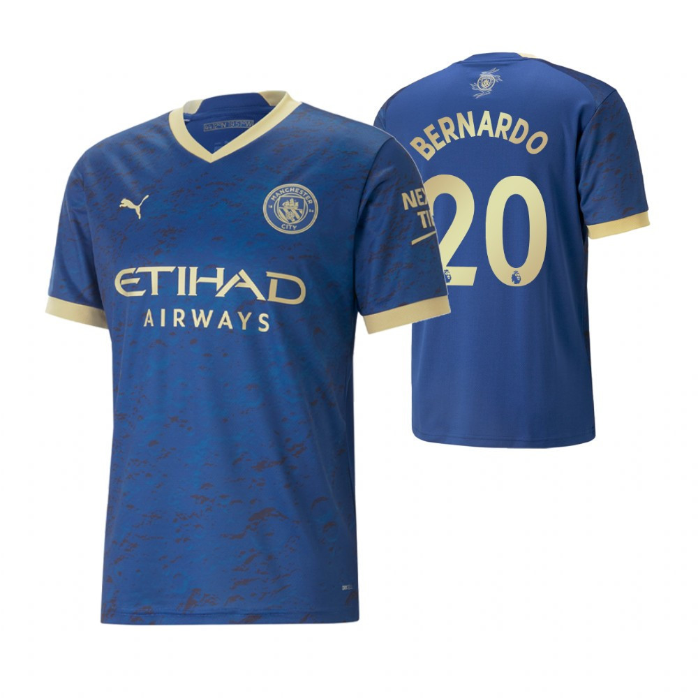 Bernardo Silva 20 Manchester City 2023 Chinese New Year Graphic Soccer Jersey – Royal