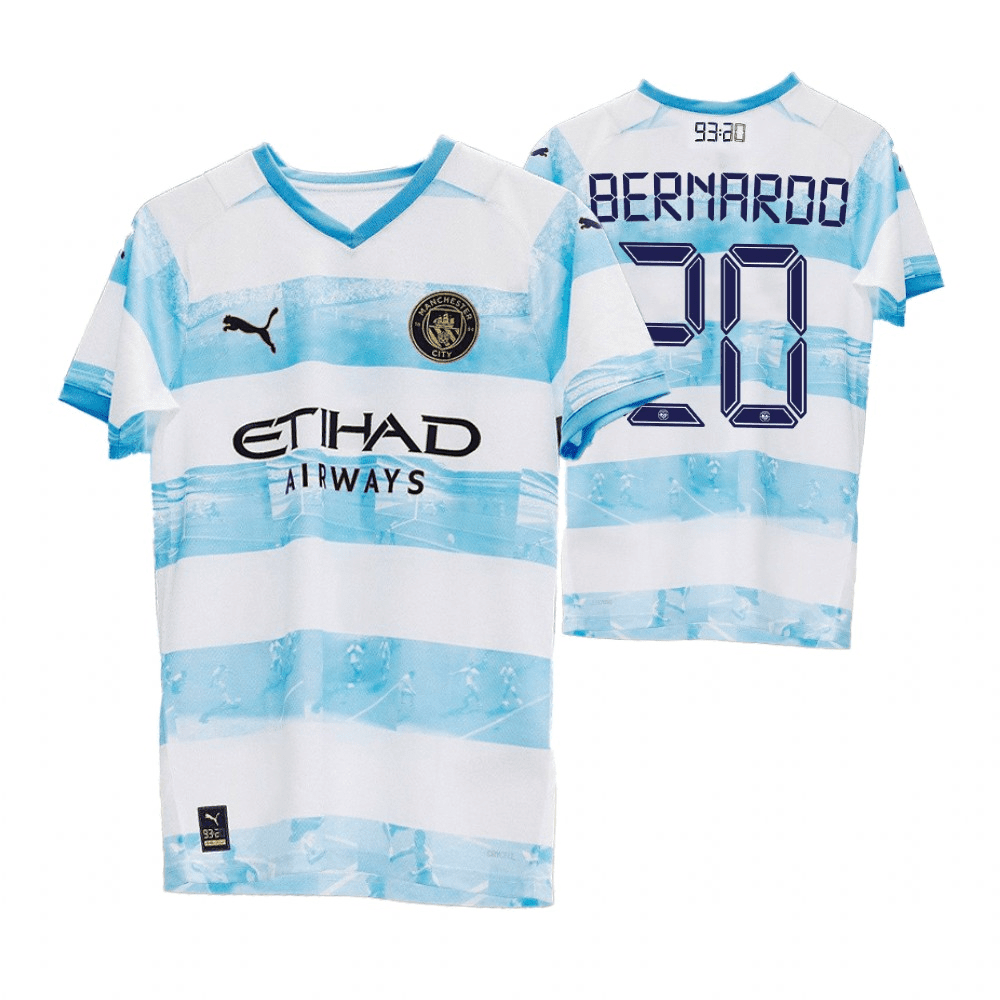 Bernardo Silva 20 Manchester City 9320 Anniversary Pre Match Special Edition Soccer Jersey