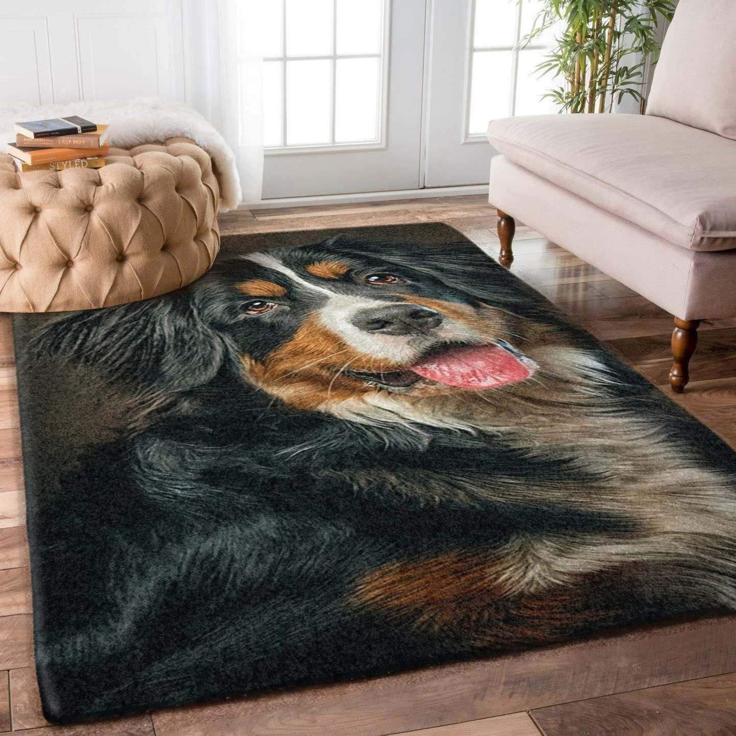 Bernese Mountain Dog Limited Edition Rectangle Rug