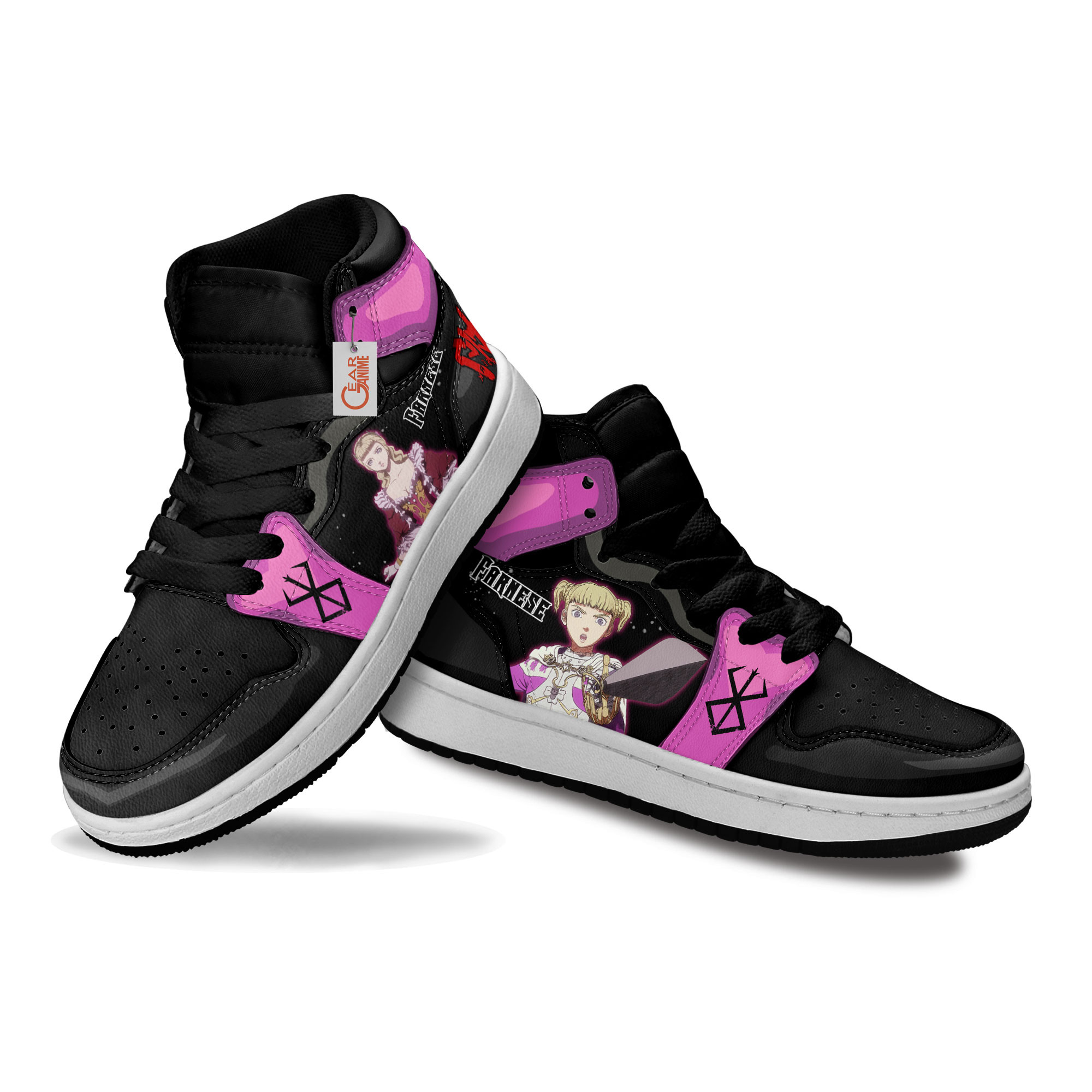 Berserk Farnese de Vandimion Anime Custom Kids Sneakers