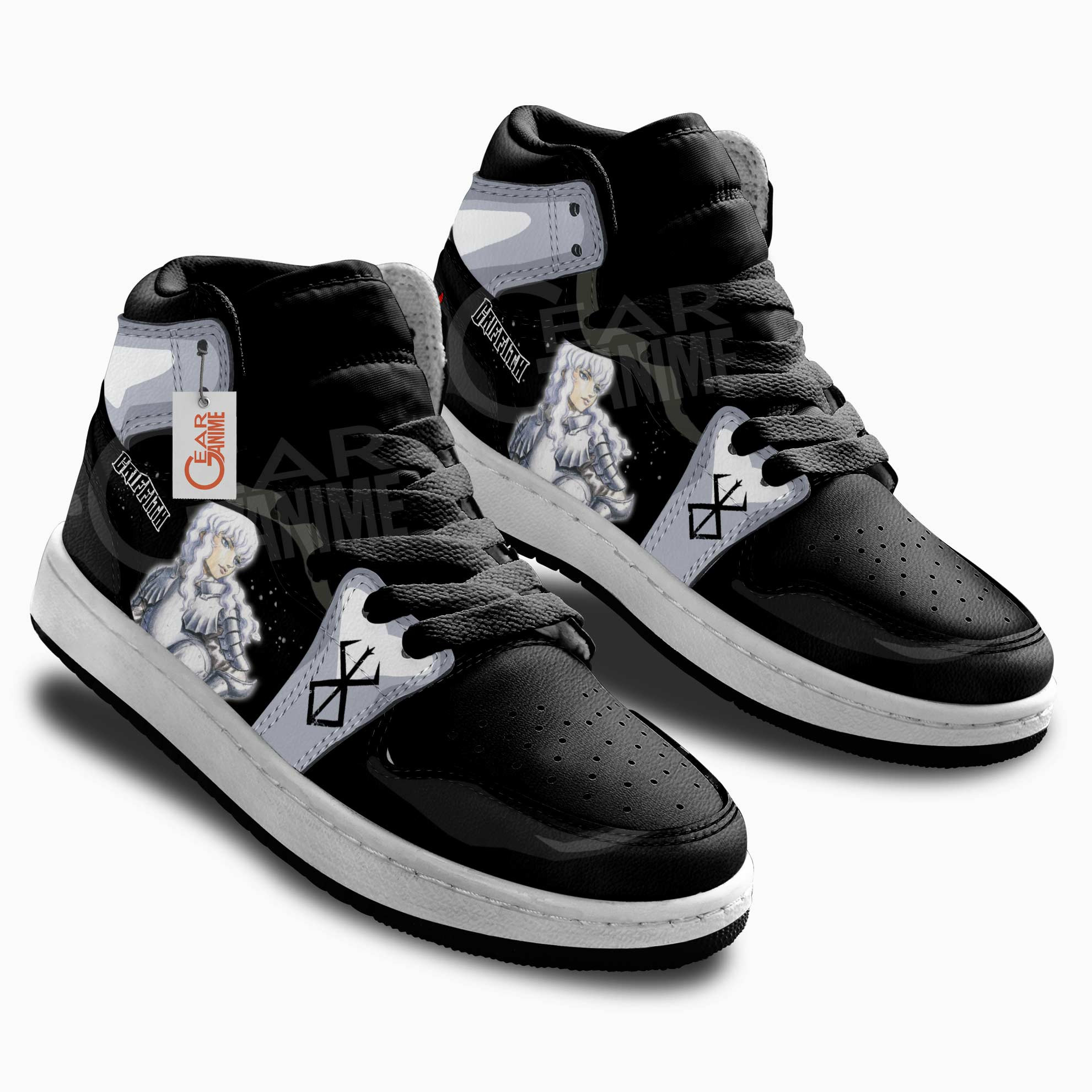 Berserk Griffith Anime Custom Kids Sneakers